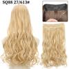 Fabricante de Cortina de Cabello para Peluca Venta al por Mayor Comercio Exterior Transfronterizo Ola Grande Fibra Química Hilo de Pesca Cortina de Cabello Rizado Extensión de Cabello Sin Costuras Pieza de Peluca