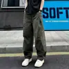 Pantalones Largos Casuales Rectos Alta Calidad Moda Retro Nuevo Diseño Ropa de Hombre Plisados Versátiles Color Sólido Temporada de Primavera Otoño En Stock