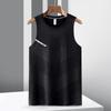 Roupas de ginástica coberta ao ar livre, roupas esportivas de verão, roupas de ginástica, roupas de treinamento de corrida, elástico, respirável, de secagem rápida, camiseta sem mangas