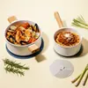 Tapa de Silicona Multifuncional Anti-Derrames para Olla de Cocina, Tapa Resistente a Altas Temperaturas para Conservar Frescura, Tapa para Tazón, Tapa para Olla de Cocina, Tapete para Olla de Cocina