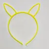 Diadema de Plástico Colorida con Orejas de Conejo y Corona de Dibujos Animados Lindos Accesorio para el Cabello de Princesa Pasador Diadema de Año Nuevo Venta al por Mayor en Stock