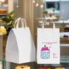 Nueva Caja para Pastel Bolsa Térmica para Llevar 4 Pulgadas 6 Pulgadas 8 Pulgadas Postre de Cumpleaños Horneado Desechable Empaque para Llevar y Refrigeración