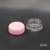 Venta al por mayor de nuevos envases redondos transparentes de AS de 10g para bálsamo labial, materiales de empaque de plástico para mascarilla labial y barro labial