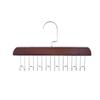 Percha de madera multifuncional para ropa interior, chaleco, almacenamiento, dormitorio, hogar, gancho de madera maciza, tendedero ondulado