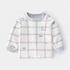 Lista de Ropa de Otoño para Bebé Top Camiseta Algodón Elástico 03 Años Suéter Cárdigan Básico de Otoño e Invierno para Bebé Ropa para Niños