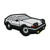 Charms de Sapato Fofos Temáticos de Carros de Desenho Animado Mais Vendidos Transfronteiriços-Acessórios Decorativos Removíveis de PVC