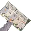 Meias esportivas de algodão para mulheres, trama de mil pés, comprimento até o meio da panturrilha, tricô à máquina integrado, meias de algodão, cor sistema Maillard café com leite de moca, 26 Outono/Inverno