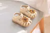 Sandalias Infantiles Florales de Verano 2026 para Dropshipping, Zapatos Cerrados para Niñas Pequeñas, Sandalias para Bebés de Suela Suave
