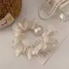 Elástico de Cabelo Versátil Estilo Coreano para Mulheres, Prendedor de Coque, Corda de Cabelo Elástica, Acessório de Cabelo de Desenho Animado
