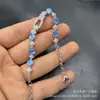 Pulsera de Hebilla Cuadrada de Zircón con Herradura Estilo Francés, Pulsera de Lujo Ligero de Moda de Gama Alta, Joyería de Diseño Exquisito de Nicho Versátil