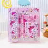 Set de Regalo de Papelería de Dibujos Animados Sanrio Kuromi Melody Cartera para Monedas Estudiante Caja para Bolígrafos Combinación Útiles Escolares