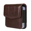 Bolsa de Cintura para Celular Dobrável Adequada para Samsung Flip7 Flip Cover Razr Masculina W25 Estojo de Couro Presilha de Cinto Flip Encontrar