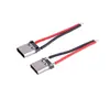 Base hembra tipo C 2p tipo cable de soldadura con cable conector de puerto USB C cabeza hembra tipo C asiento de 2p terminal de carga rápida