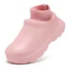 Zapatos de Cocina de Caña Alta Transfronterizos para Mujer, Antideslizantes, Impermeables, Forrados de Felpa, Zapatos Ligeros de Enfermera, Zapatos de Trabajo Casuales de Suela Blanda para Hombre, En Stock