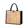 Bolsas de Lino Personalizadas con Logo, Bolsas Tote de Lino-Algodón-Yute, Bolsas de Compras Ecológicas para Regalo, Bolsas de Lona para Souvenir