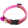 Produtos para animais de estimação pequenos e médios de 1 cm, coleira para cachorro estampada, acessórios de tração para gato, arnês com sino, produtos para exterior, anti-perda