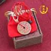 Artículo Popular del Tío Tong: Moneda de Cobre Cinabrio con Cinco Emperadores y Ocho Direcciones para Atraer Riqueza, Colgante de Moneda del Espíritu de la Montaña, Venta al por Mayor de Monedas Antiguas