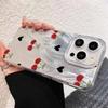 Funda Protectora para Teléfono Móvil Apple 17Promax Love Cherry Glitter Shell Cross-Border Hot-Selling Iphone18Pm Carcasa Transparente