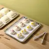 Tapete de Silicone para Cozinhar no Vapor, Pano para Cozinhar no Vapor, Tapete Antiaderente para Cozinhar Alimentos no Vapor, Almofada para Cozinhar no Vapor para Pães Grandes, Retangular 35*55