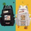 Mercancía de Anime de Zootopia: Mochila Escolar Primaria Judy y Nick Zorro, Unisex, Casual, Gran Capacidad, Bolso de Doble Hombro