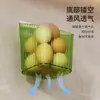 Caixa de Armazenamento de Cebola, Gengibre e Alho Cesta de Armazenamento de Cozinha Montada na Parede Sem Perfuração Rack de Armazenamento para Porta Lateral da Geladeira Armazenamento de Gengibre e Alho