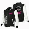 Chaqueta de béisbol de color liso para hombre, nueva, informal, holgada, de gran tamaño, con cremallera deportiva estándar, para deportes al aire libre