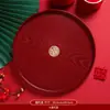 Juego de Tazas de Té Gaiwan Rojas, Utensilios de Té, Caja de Regalo de Boda, Artículos de Dote