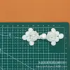 Hebilla de Perla y Cristal para Cheongsam Hebilla China Retro Hecha a Mano con Cuentas Hebilla Decorativa para Traje Tang Hanfu Accesorios para Ropa