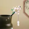 Grampos de Cabelo Florais Mais Vendidos para Outono e Inverno, Grampos de Madeira Estilo Antigo para Mulheres, Penteados de Coque, Grampos de Madeira Estilo Antigo, Acessórios de Cabelo