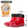 Botas de trabajo impermeables, de secado rápido y de caña alta para hombre, con suela de goma antideslizante, disponibles en estilos de media pantorrilla y cortos