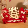 Decoraciones para Celebración de Inauguración al por Mayor en Stock para Casas Nuevas, Suministros para Entrada de Casa Nueva, Adornos 3D para Ceremonia de Entrada de Casa Nueva