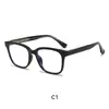 Armazones para Gafas Estilo Coreano Tr de Aguja Plana en Stock, Modernos y Versátiles, Sensación de Alta Gama, Bloqueo de Luz Azul, Gafas Sin Graduación, Se Pueden Personalizar con Lentes Graduados