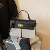 Diseño de Nicho Popular Transfronterizo Nuevo Bolso de Mano para Mujer Bolso Clásico Kelly Bolso de Hombro Cruzado de Moda