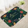 Tapetes Decorativos de Entrada para Porta de Casa com Tema de Natal Transfronteiriço Tapetes de Chão para Banheiro Resistentes a Manchas e Desgaste Dropshipping