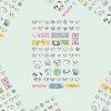 Stickers de Corea del Sur Stickers Lindos de Personaje de Niña de Dibujos Animados Pegatinas Ins Estilo Coreano Tarjeta Goo Diy Pegatinas Decorativas Pegatinas para Cuenta de Mano