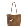 Moda coreana y japonesa simple de gran capacidad para el trabajo 2026 nuevo bolso de hombro tote de invierno para mujer de alta gama