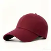 Boné de Baseball Personalizado 100% Algodão para Homens, Pode Ser Impresso com Logo, Simples, para Cabeça Grande, com Aba Curta, Chapéu de Sol com Aba Larga para Uso Externo para Mulheres