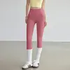 Pantalones de Yoga de Alta Elasticidad con Cintura Alta y Efecto Levanta Glúteos, Realzando la Forma de los Glúteos, Adecuados para Fitness y Deportes al Aire Libre