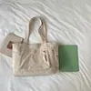 Bolsa tote grande de patchwork da moda, novo estilo 2026, bolsa para mamãe com múltiplos bolsos, bolsa de ombro casual versátil