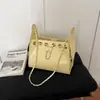 Cadena de bordado de diamantes transfronteriza de comercio exterior, nuevo modelo 2026, bolso de mano simple con cordón para el día a día, bolso de hombro cruzado para mujer
