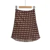 Ay776-26 Verano Estilo Coreano Retro Pintura al Óleo Relieve Tridimensional Estampado Falda de Cola de Pez Línea A Falda Corta