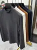 Camiseta Térmica de Capa Base para Hombre con Cuello Semi-Alto, Engrosada para Otoño e Invierno, Sudadera de Felpa por Ambos Lados, Camiseta de Manga Larga de Color Sólido