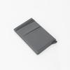 Fábrica en stock nuevo tarjetero de aleación de aluminio RFID antirrobo bolsa para deslizar tarjetas metal delgado para hombres y mujeres bolsa de tela Lycra