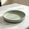 Vajilla de Silicona para Niños con Ventosa Tazón para Comida de Bebé Plato Antideslizante Resistente a Caídas Vajilla Integrada para Comida de Bebé