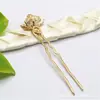 Accesorios de joyería para bricolaje, tocados de novia hechos a mano, preservación del color de cobre puro, material de agitación gradual, tocados de costo, accesorios de horquilla