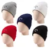 Chapéu de Lã Estilo Comércio Exterior da Amazon com Bordado de Coração, Chapéu Quente para Outono e Inverno, Chapéu Quente Bordado Unissex, Chapéu de Tricô com Coração