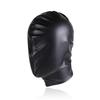 Brinquedos sexuais para marido e mulher capa facial preta brinquedo capa de cabeça máscara para os olhos controle punição sm bondage brinquedos para homens e mulheres