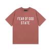 Suéter con capucha y forro polar FEAR OF GOD de doble línea ESSENTIALS para hombre y mujer, marca de moda callejera FOG, abrigo holgado
