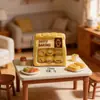 Bolsa Mini para Panadería Repostería Suave Linda Expresión Juguete de Comida Decoración de Escena Miniatura Accesorios DIY