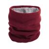 Color Sólido En Stock Invierno Doble Capa Polar Exterior Jersey Cálido de Pareja Color Sólido Bucle Único Tejido Calentador de Cuello Transfronterizo